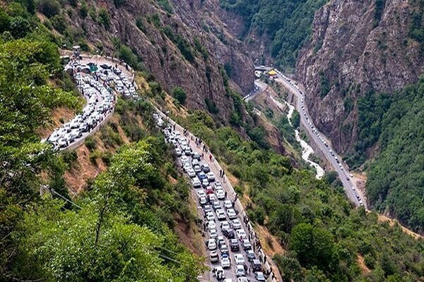 ترافیک در جاده چالوس سنگین است / تردد روان در هراز