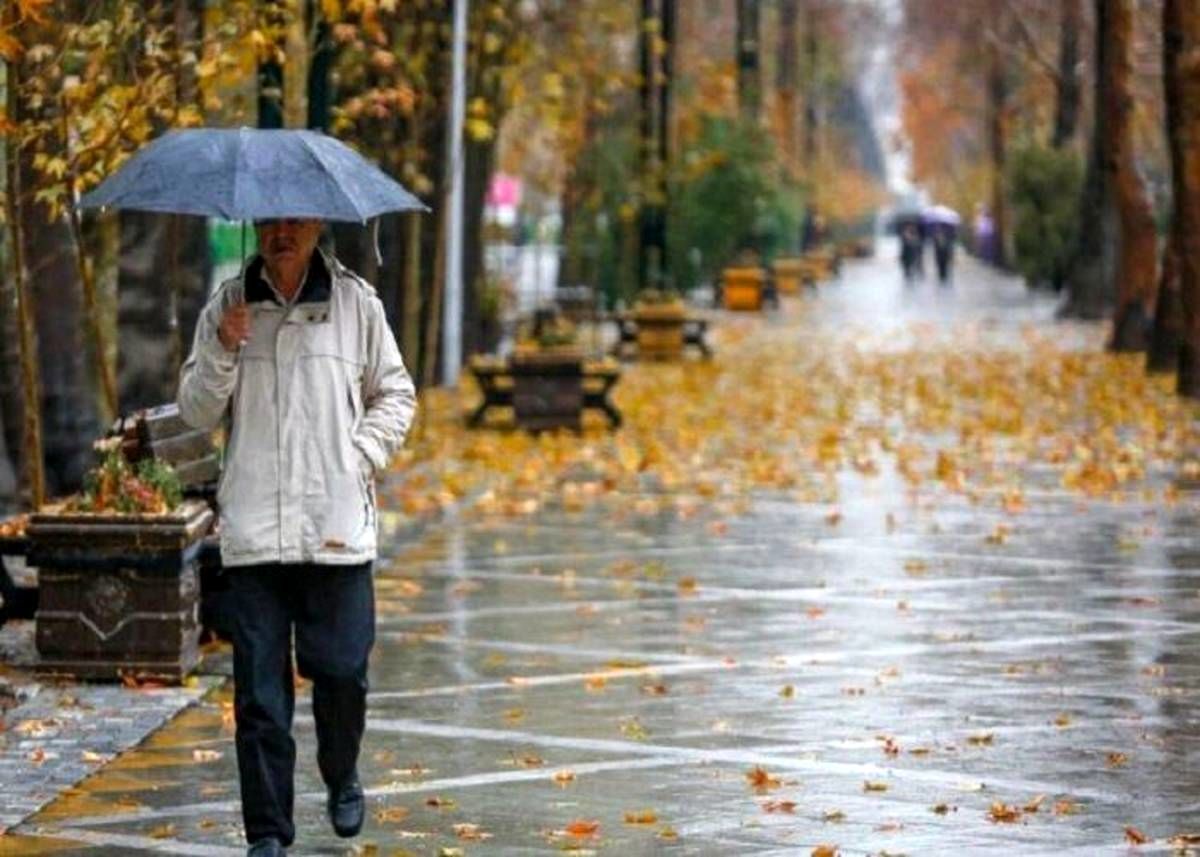 کاهش دما و بارش باران در برخی از نقاط کشور
