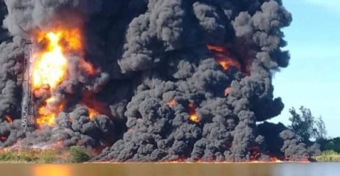 انفجار قطار در مکزیک و آتش‌سوزی گسترده / حادثه، تلفات جانی نداشت