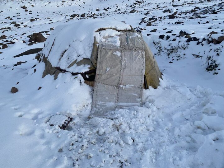 ارتفاعات کلاردشت سفید شد؛ کاهش محسوس دمای هوا در مازندران