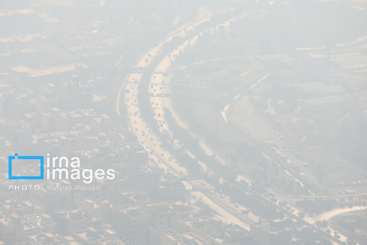 تصاویر/ هوای دودی و آلوده پایتخت
