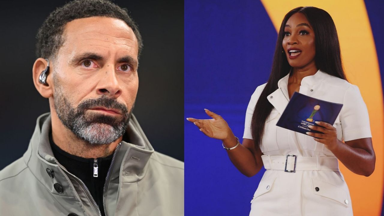 ریو فردیناند و سامانتا جانسون، مجریان قرعه کشی جام جهانی / تام بردی، اسطوره فوتبال آمریکایی، شکیل اونیل اسطوره بسکتبال، آرون جاج ستاره بیسبال و وین گرتزکی اسطوره هاکی، گوی‌ها را بیرون می‌آورند